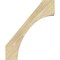 Ekena Millwork 6"W x 28"D x 34"H Westlake Rough Sawn Knee Brace, Douglas Fir BRC06X28X34WTL00RDF - alternate 2
